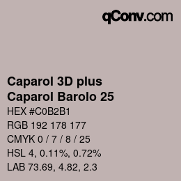 Farbcode: Caparol 3D plus - Caparol Barolo 25 | qconv.com