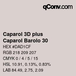 Farbcode: Caparol 3D plus - Caparol Barolo 30 | qconv.com