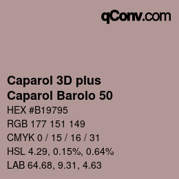 Farbcode: Caparol 3D plus - Caparol Barolo 50 | qconv.com