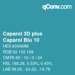 カラーコード: Caparol 3D plus - Caparol Blu 10 | qconv.com