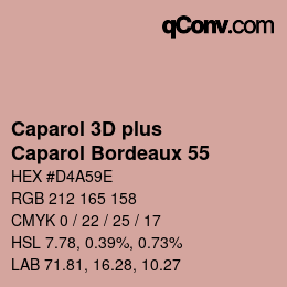 カラーコード: Caparol 3D plus - Caparol Bordeaux 55 | qconv.com