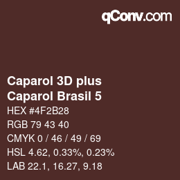 Farbcode: Caparol 3D plus - Caparol Brasil 5 | qconv.com