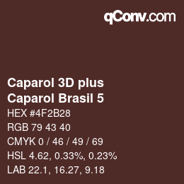 カラーコード: Caparol 3D plus - Caparol Brasil 5 | qconv.com