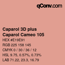 Color code: Caparol 3D plus - Caparol Cameo 105 | qconv.com