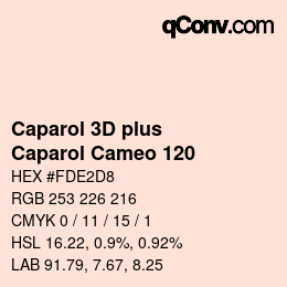 カラーコード: Caparol 3D plus - Caparol Cameo 120 | qconv.com