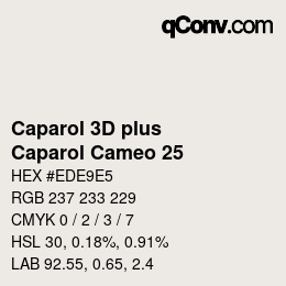 カラーコード: Caparol 3D plus - Caparol Cameo 25 | qconv.com