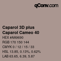 カラーコード: Caparol 3D plus - Caparol Cameo 40 | qconv.com