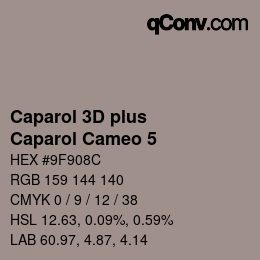 カラーコード: Caparol 3D plus - Caparol Cameo 5 | qconv.com