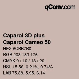 Farbcode: Caparol 3D plus - Caparol Cameo 50 | qconv.com