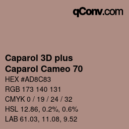カラーコード: Caparol 3D plus - Caparol Cameo 70 | qconv.com