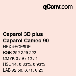 カラーコード: Caparol 3D plus - Caparol Cameo 90 | qconv.com