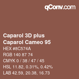 カラーコード: Caparol 3D plus - Caparol Cameo 95 | qconv.com