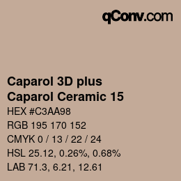 カラーコード: Caparol 3D plus - Caparol Ceramic 15 | qconv.com