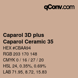 Farbcode: Caparol 3D plus - Caparol Ceramic 35 | qconv.com