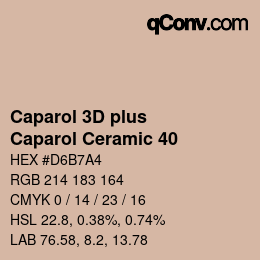 カラーコード: Caparol 3D plus - Caparol Ceramic 40 | qconv.com