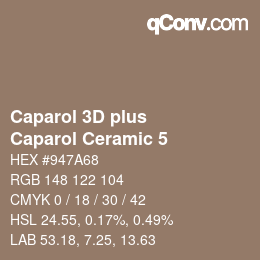 カラーコード: Caparol 3D plus - Caparol Ceramic 5 | qconv.com