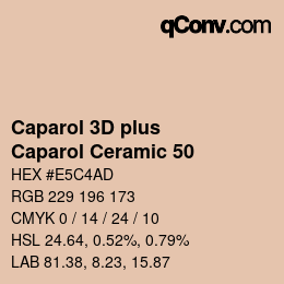 カラーコード: Caparol 3D plus - Caparol Ceramic 50 | qconv.com