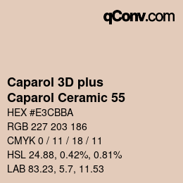 カラーコード: Caparol 3D plus - Caparol Ceramic 55 | qconv.com