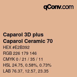 カラーコード: Caparol 3D plus - Caparol Ceramic 70 | qconv.com