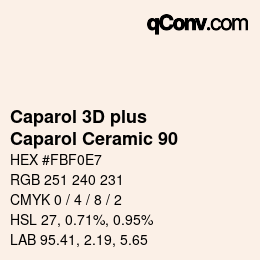 カラーコード: Caparol 3D plus - Caparol Ceramic 90 | qconv.com