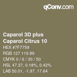 カラーコード: Caparol 3D plus - Caparol Citrus 10 | qconv.com