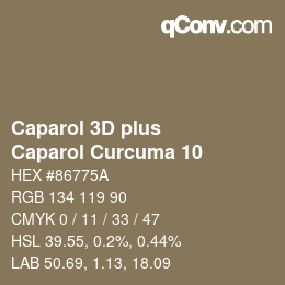 Color code: Caparol 3D plus - Caparol Curcuma 10 | qconv.com