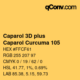 カラーコード: Caparol 3D plus - Caparol Curcuma 105 | qconv.com