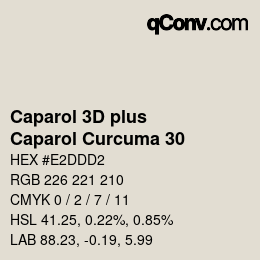 Color code: Caparol 3D plus - Caparol Curcuma 30 | qconv.com