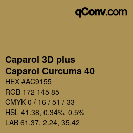 Color code: Caparol 3D plus - Caparol Curcuma 40 | qconv.com
