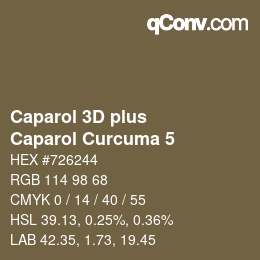 Farbcode: Caparol 3D plus - Caparol Curcuma 5 | qconv.com