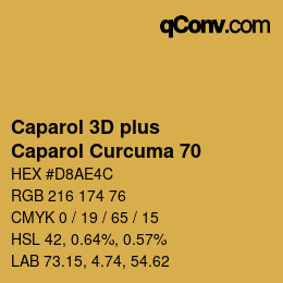 カラーコード: Caparol 3D plus - Caparol Curcuma 70 | qconv.com