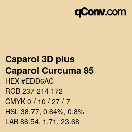 Color code: Caparol 3D plus - Caparol Curcuma 85 | qconv.com