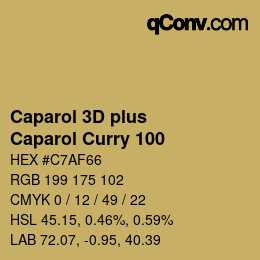 Farbcode: Caparol 3D plus - Caparol Curry 100 | qconv.com