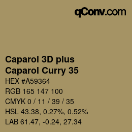 カラーコード: Caparol 3D plus - Caparol Curry 35 | qconv.com