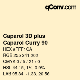 Color code: Caparol 3D plus - Caparol Curry 90 | qconv.com