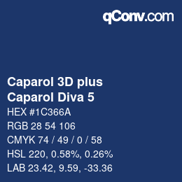 カラーコード: Caparol 3D plus - Caparol Diva 5 | qconv.com