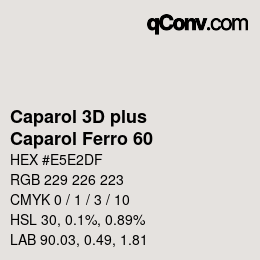 Farbcode: Caparol 3D plus - Caparol Ferro 60 | qconv.com