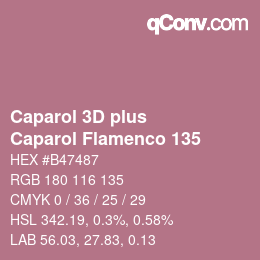 Farbcode: Caparol 3D plus - Caparol Flamenco 135 | qconv.com
