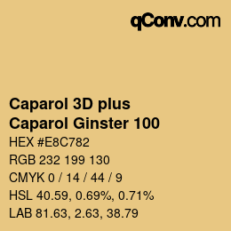 カラーコード: Caparol 3D plus - Caparol Ginster 100 | qconv.com