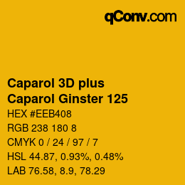 カラーコード: Caparol 3D plus - Caparol Ginster 125 | qconv.com