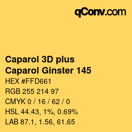 カラーコード: Caparol 3D plus - Caparol Ginster 145 | qconv.com