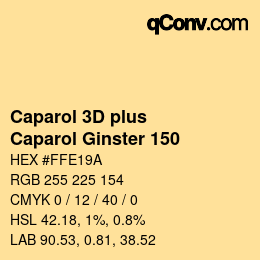 Color code: Caparol 3D plus - Caparol Ginster 150 | qconv.com