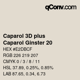 Farbcode: Caparol 3D plus - Caparol Ginster 20 | qconv.com
