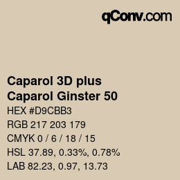 カラーコード: Caparol 3D plus - Caparol Ginster 50 | qconv.com