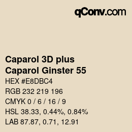 カラーコード: Caparol 3D plus - Caparol Ginster 55 | qconv.com