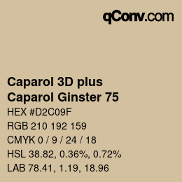 Farbcode: Caparol 3D plus - Caparol Ginster 75 | qconv.com