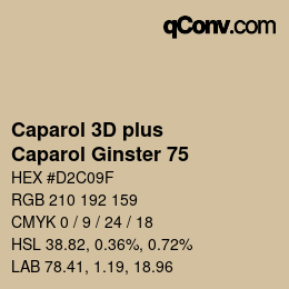 カラーコード: Caparol 3D plus - Caparol Ginster 75 | qconv.com