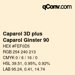 Color code: Caparol 3D plus - Caparol Ginster 90 | qconv.com