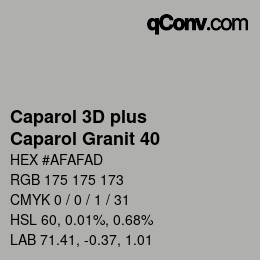 カラーコード: Caparol 3D plus - Caparol Granit 40 | qconv.com