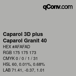 カラーコード: Caparol 3D plus - Caparol Granit 40 | qconv.com